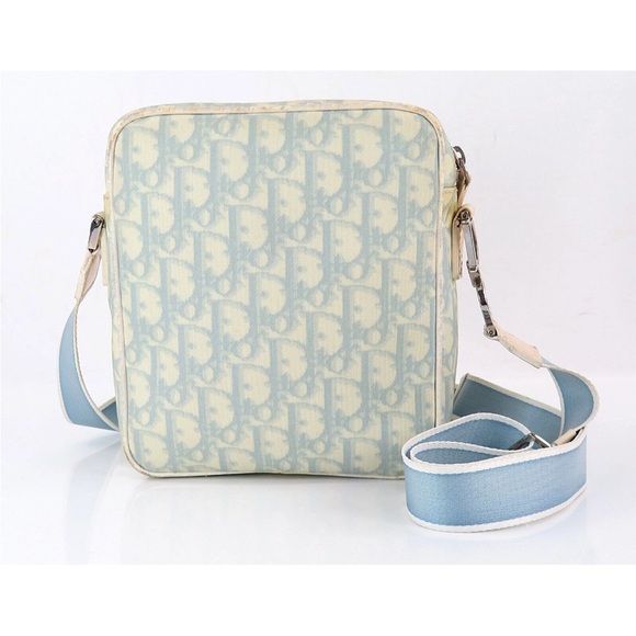 Dior Elegant Blue and Cream Crossbody Bag - Picture 3 of 16